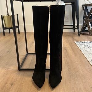 L’Agence - Knee High Suede Boots